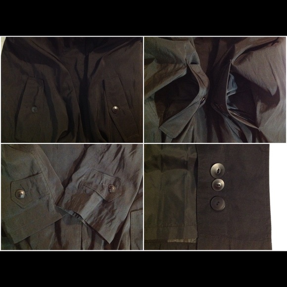 Women's Sz 13/14 Vtg Forecaster Hooded Trench Coat - Picture 6 of 6